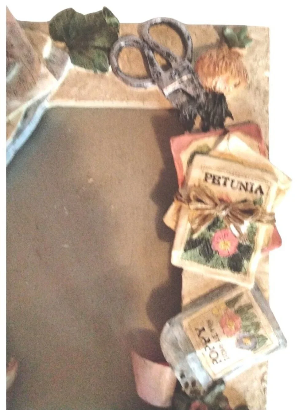 Garden Themed Picture Frame 3x5 Photo Small farmhouse Gardening Gift